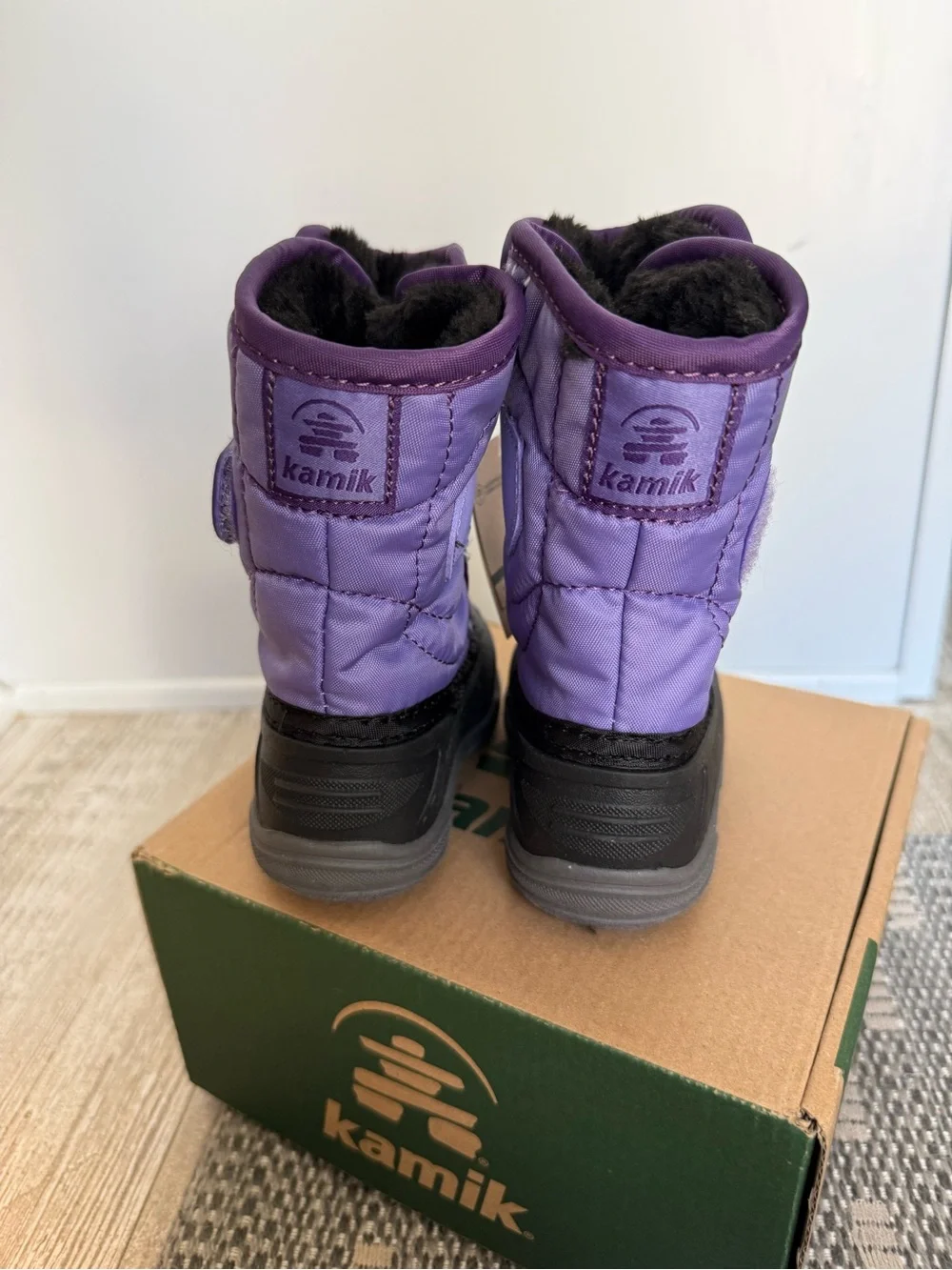 NIB Kamik snowbug fleece lined Snow Boots